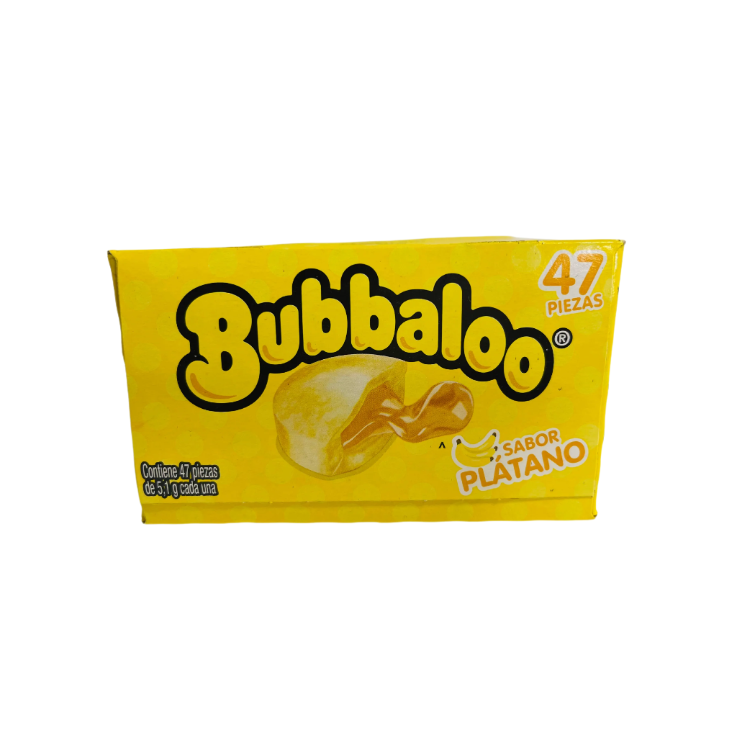 ADAMS BUBBALOO banana mexican chewing gum