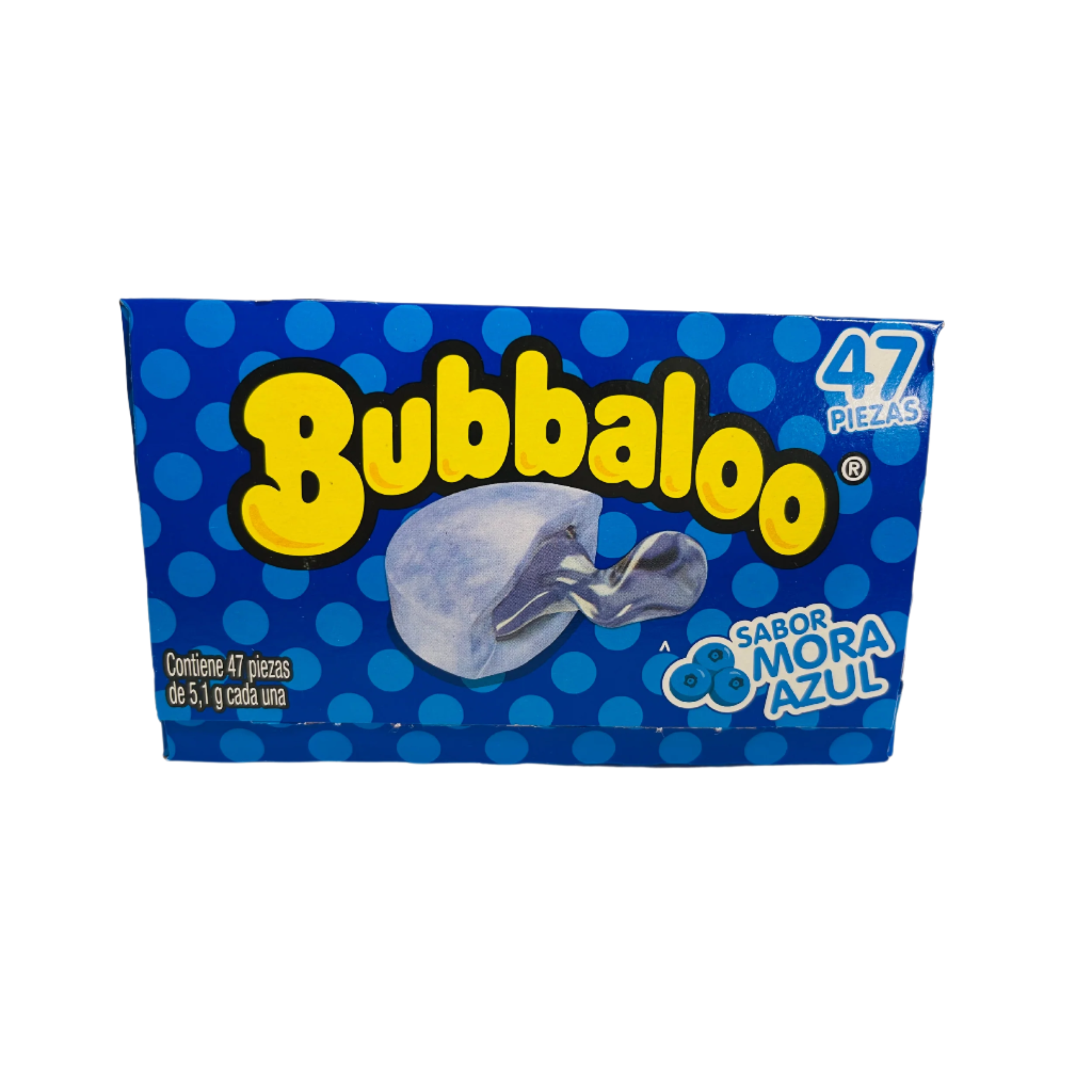 ADAMS BUBBALOO blueberry mexican gum