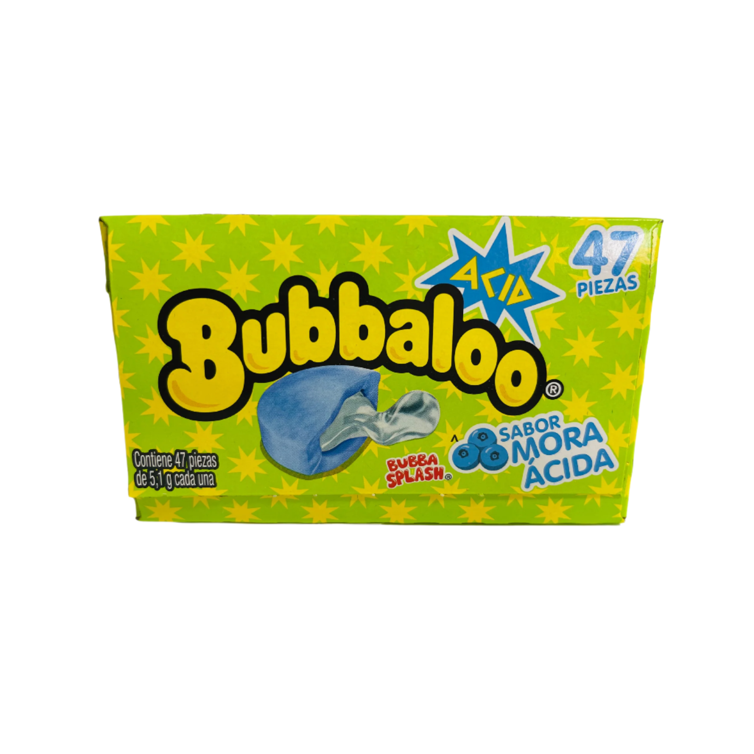 ADAMS BUBBALOO sour blueberry mexican gum