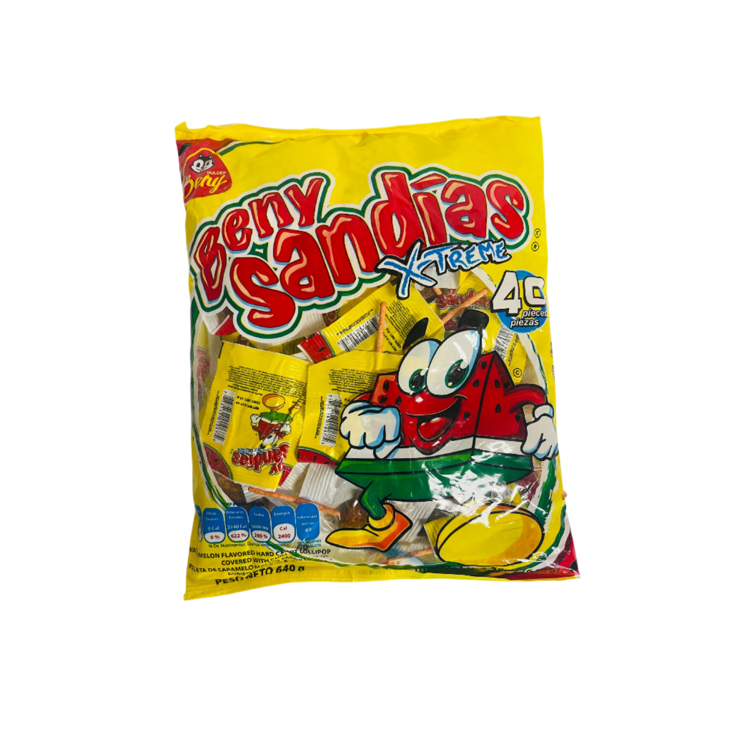 40 pack spicy watermelon lollipop