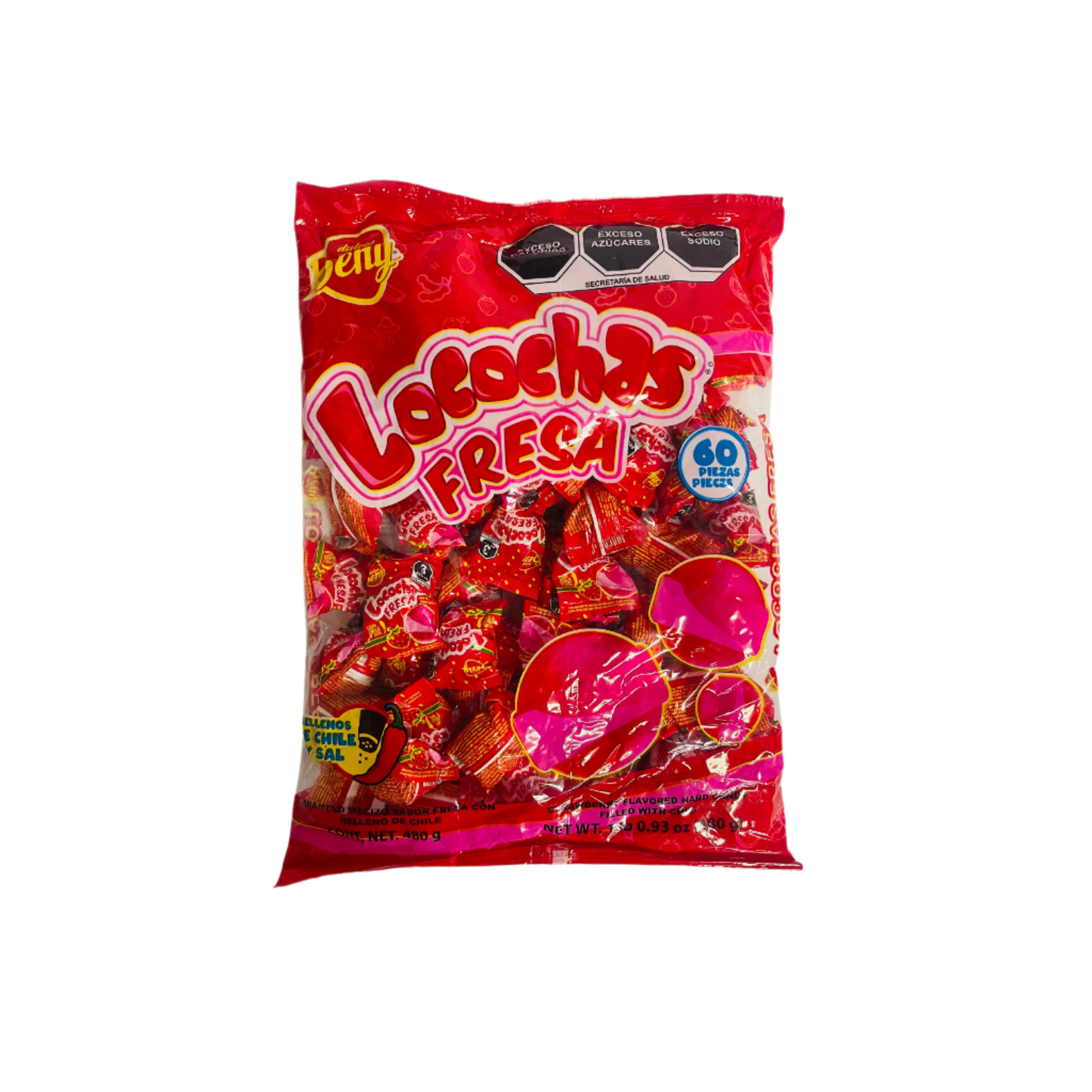 60 pack strawberry candy balls