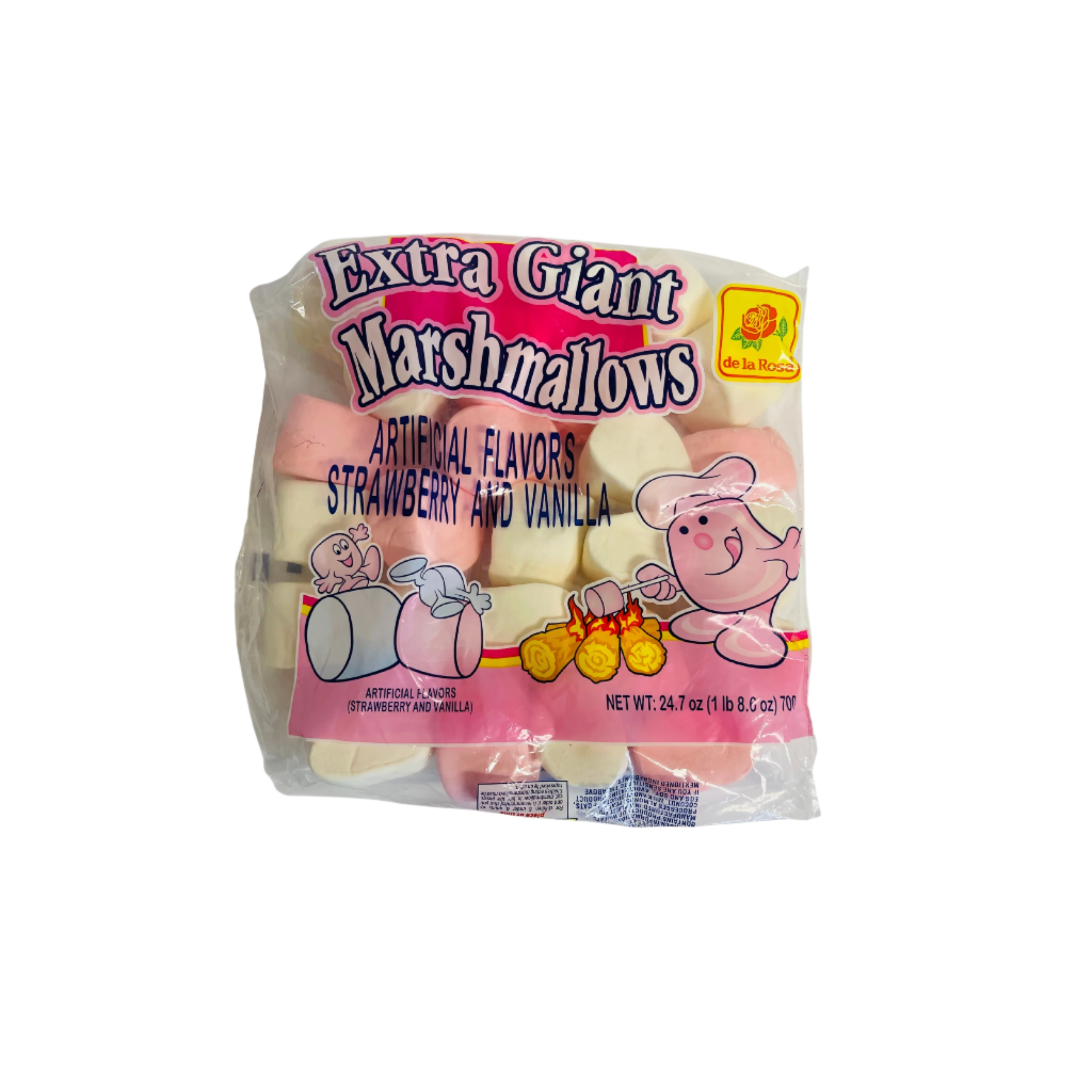 extra large strawberry and vanilla marshmallows