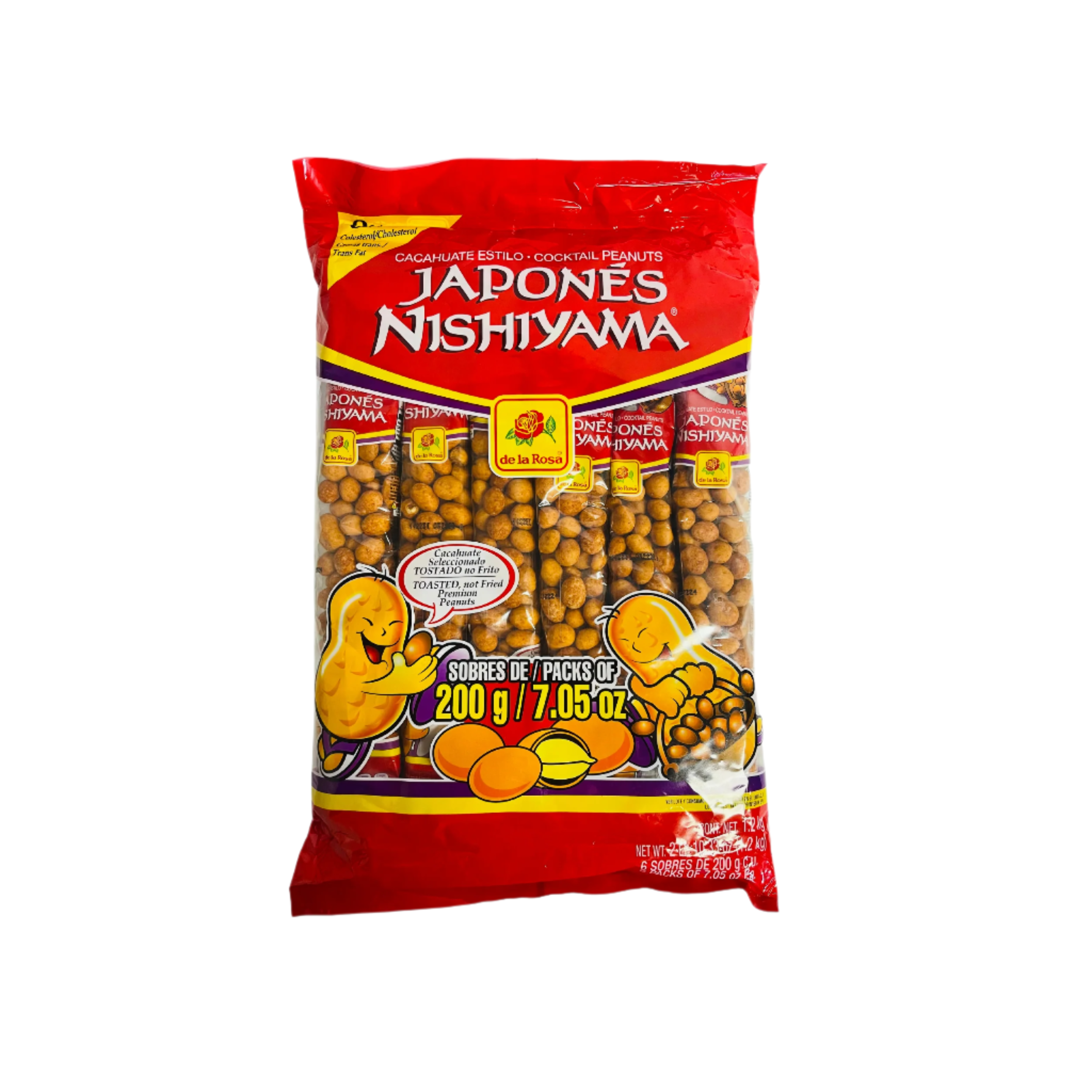 japanese peanuts packed in 7.5oz bags