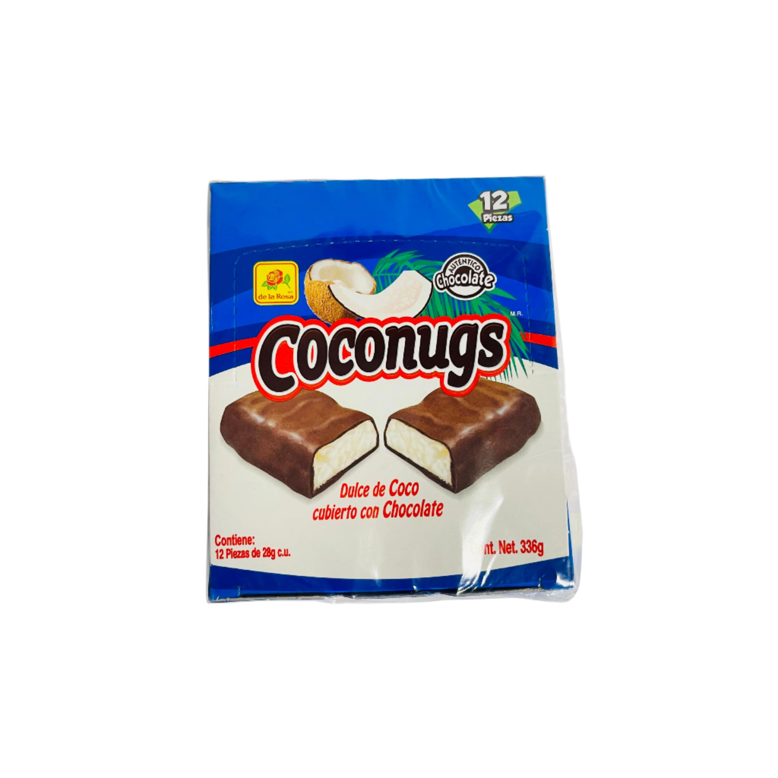 coconut covered chocolate bar 