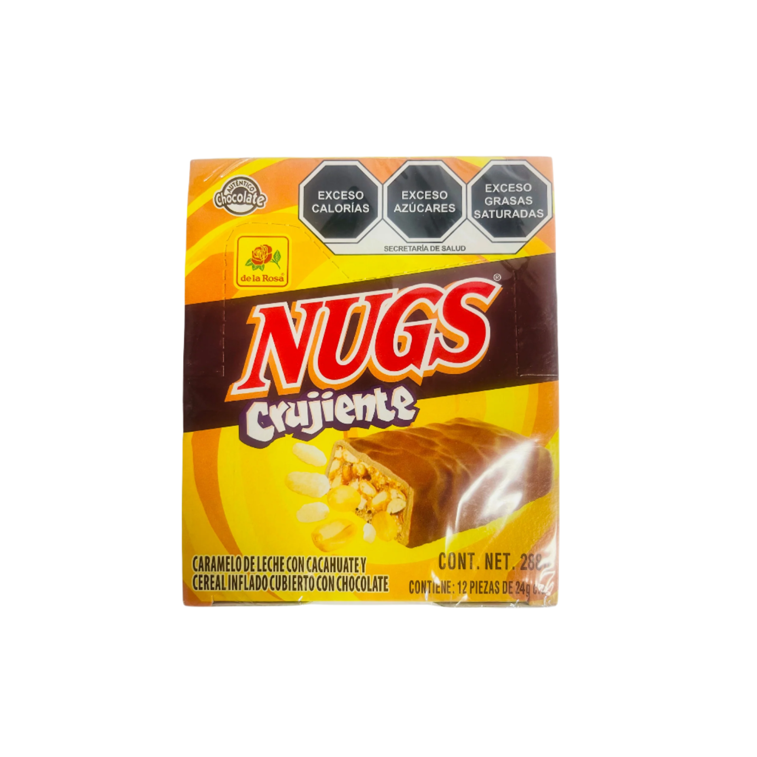 crunchy peanut and caramel chocolate bar 