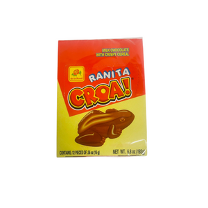 De la Rosa Ranita Croa | Chocolate Frog Mexican Candy | Escamex
