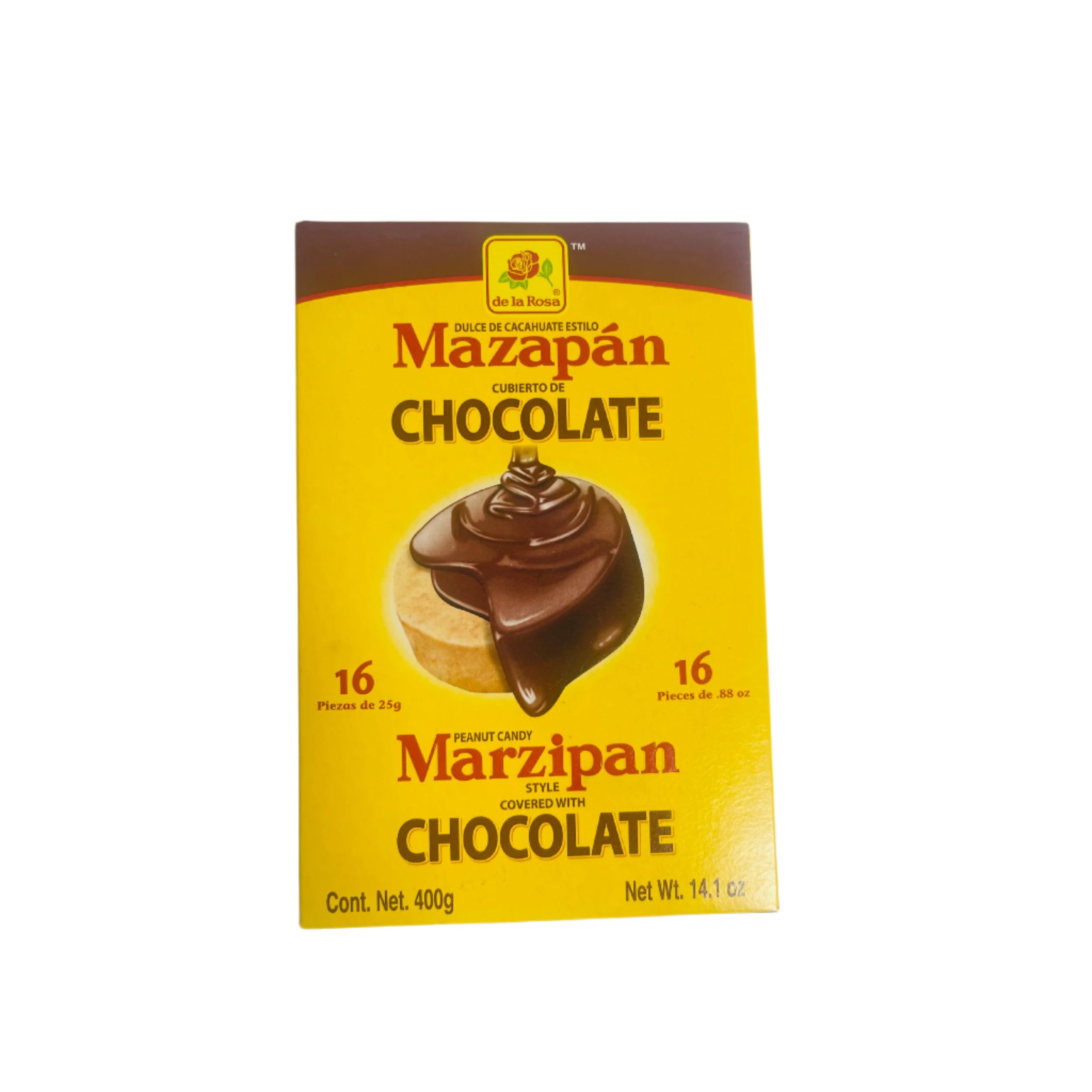 De la Rosa chocolate mazapan 16 piece 