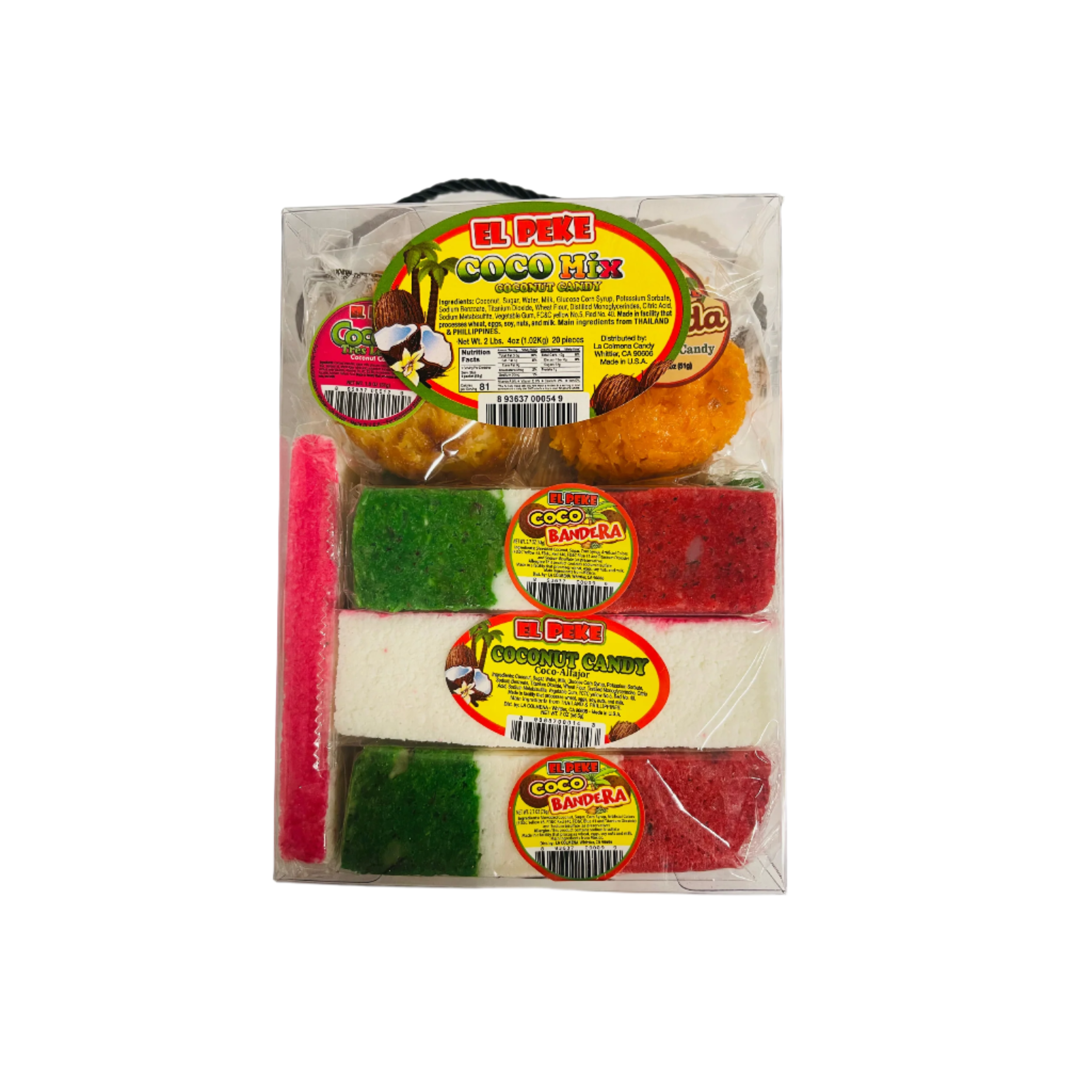 variety pack of coconut candy 