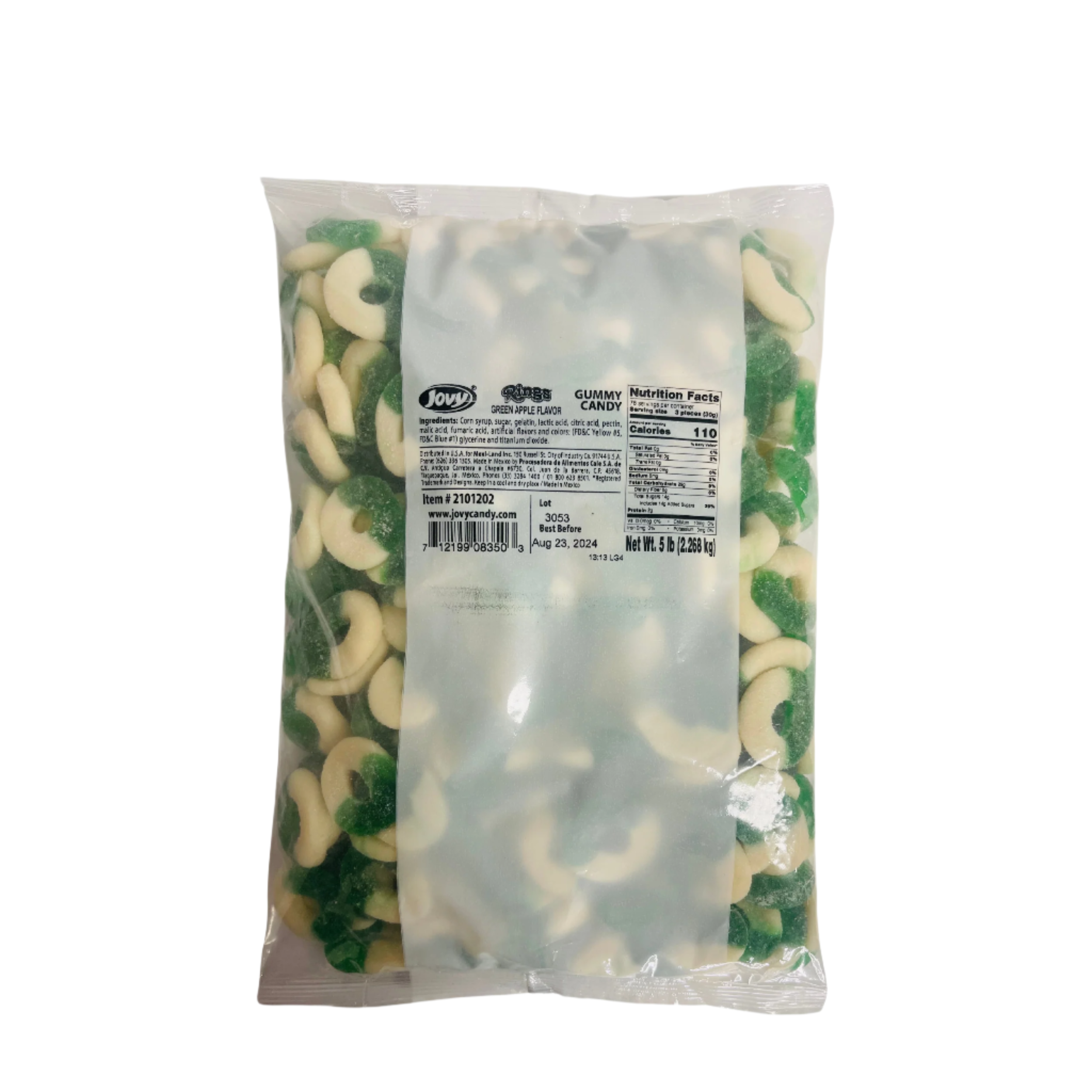 6 and a half pound apple ring gummy candy