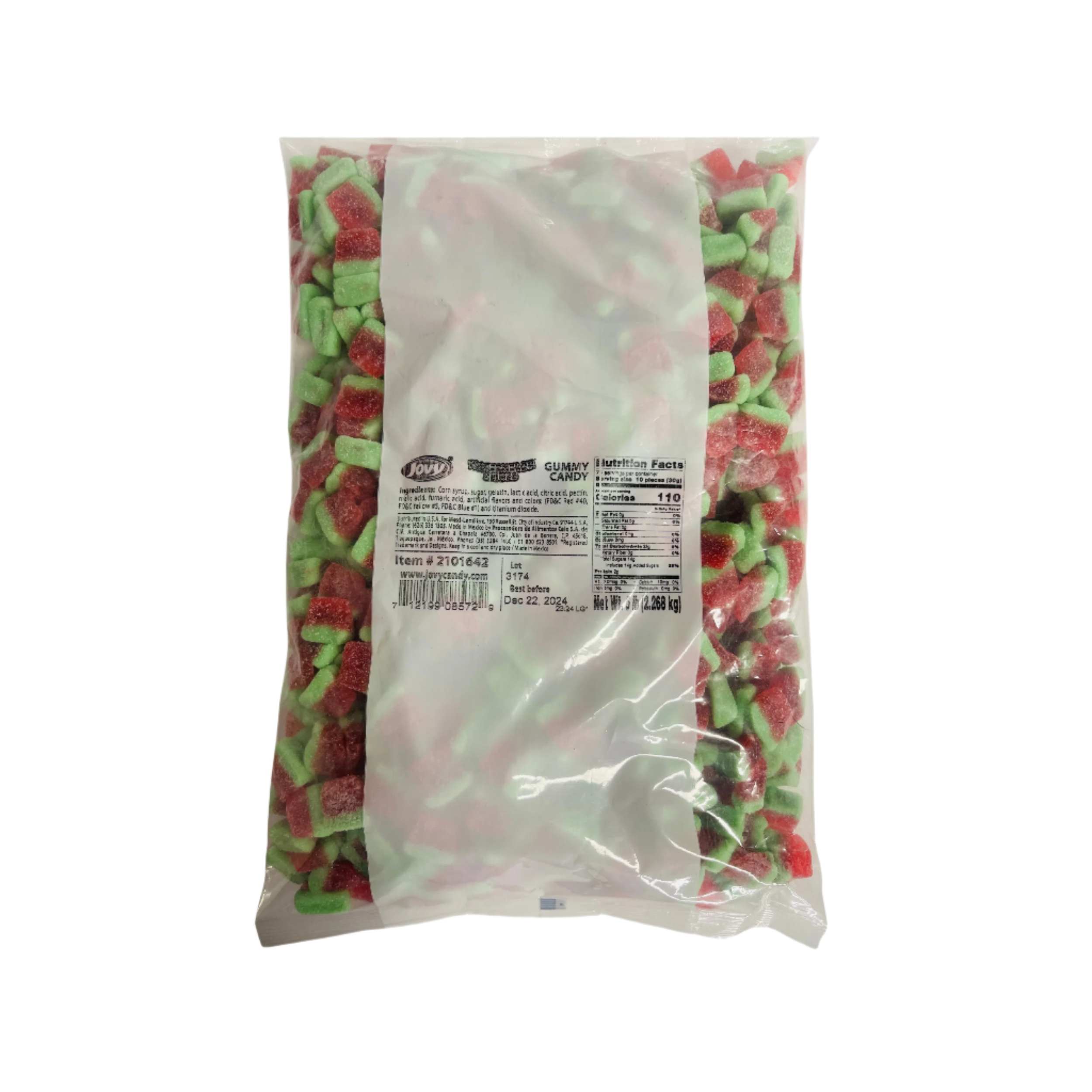 6 and a half pound watermelon slice gummy candy