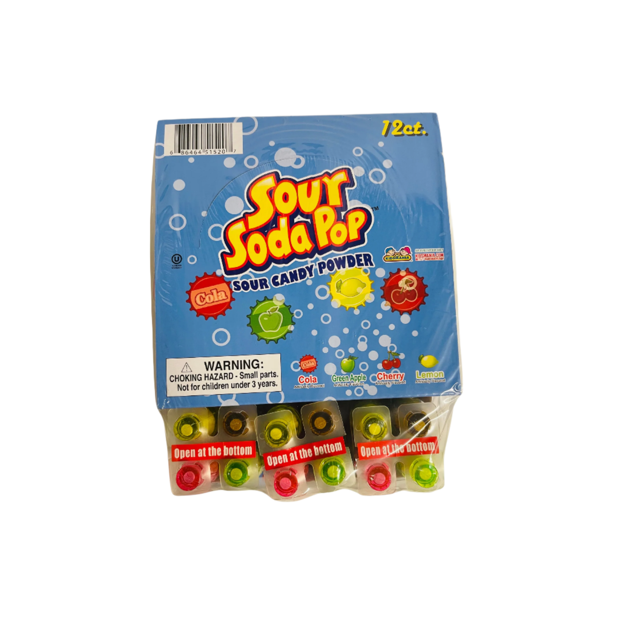 Kids Mania Soda pop toy with sour candy powder