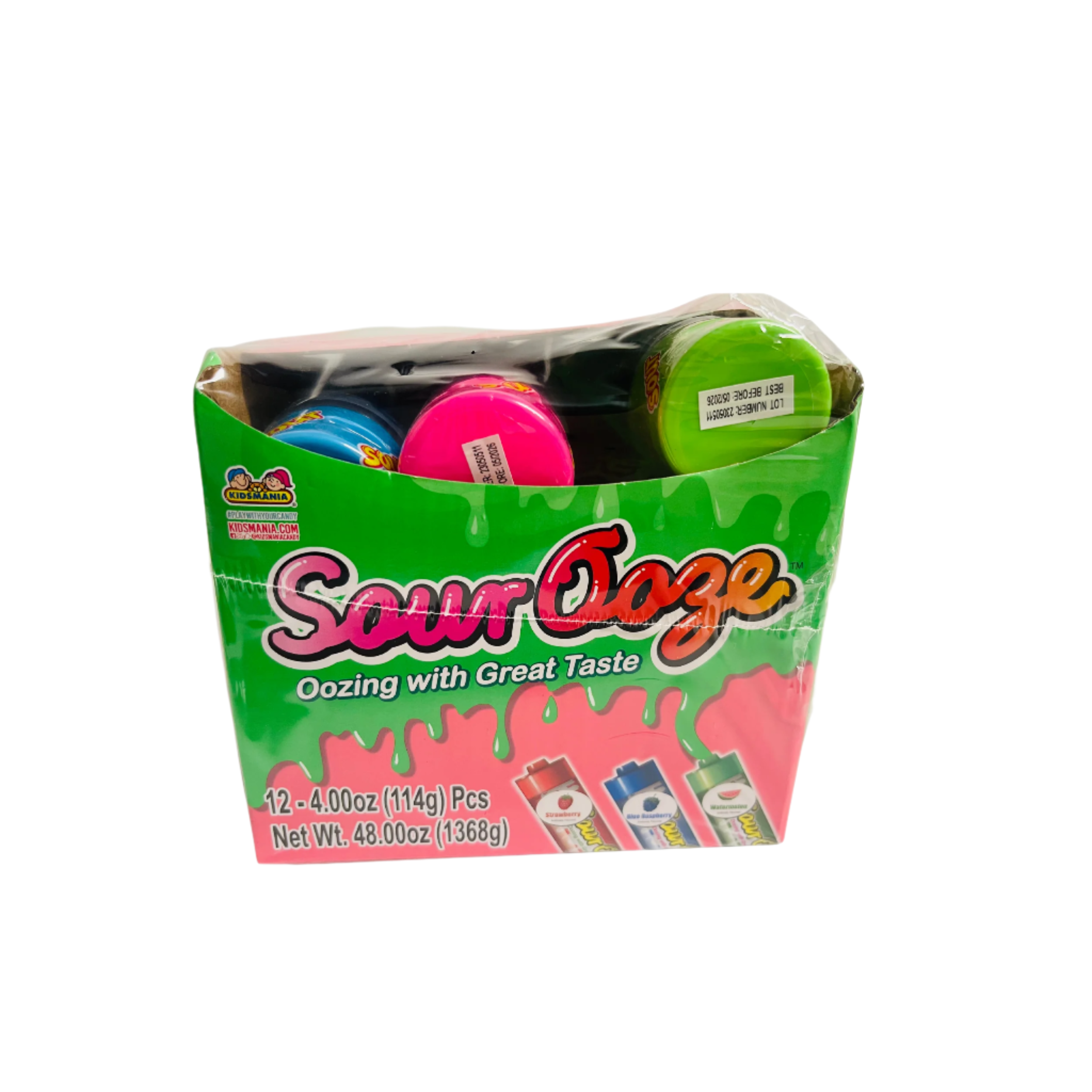 Kids Mania sour ooze candy 