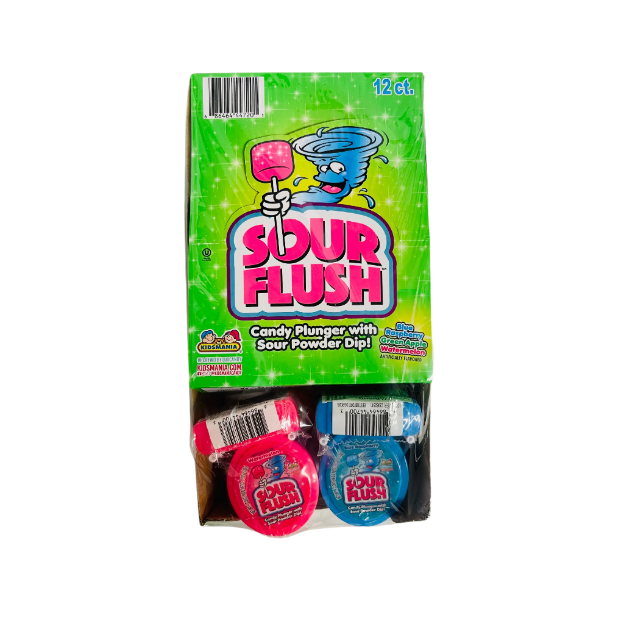 Kids Mania sour powder dip candy  with lollipop