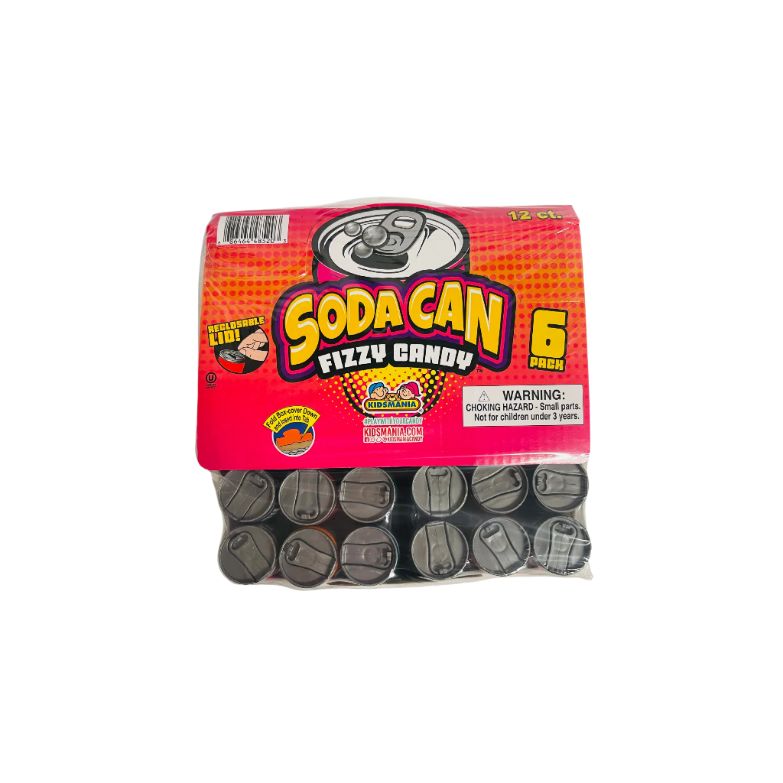 Kids mania soda can fizzy toy candy 