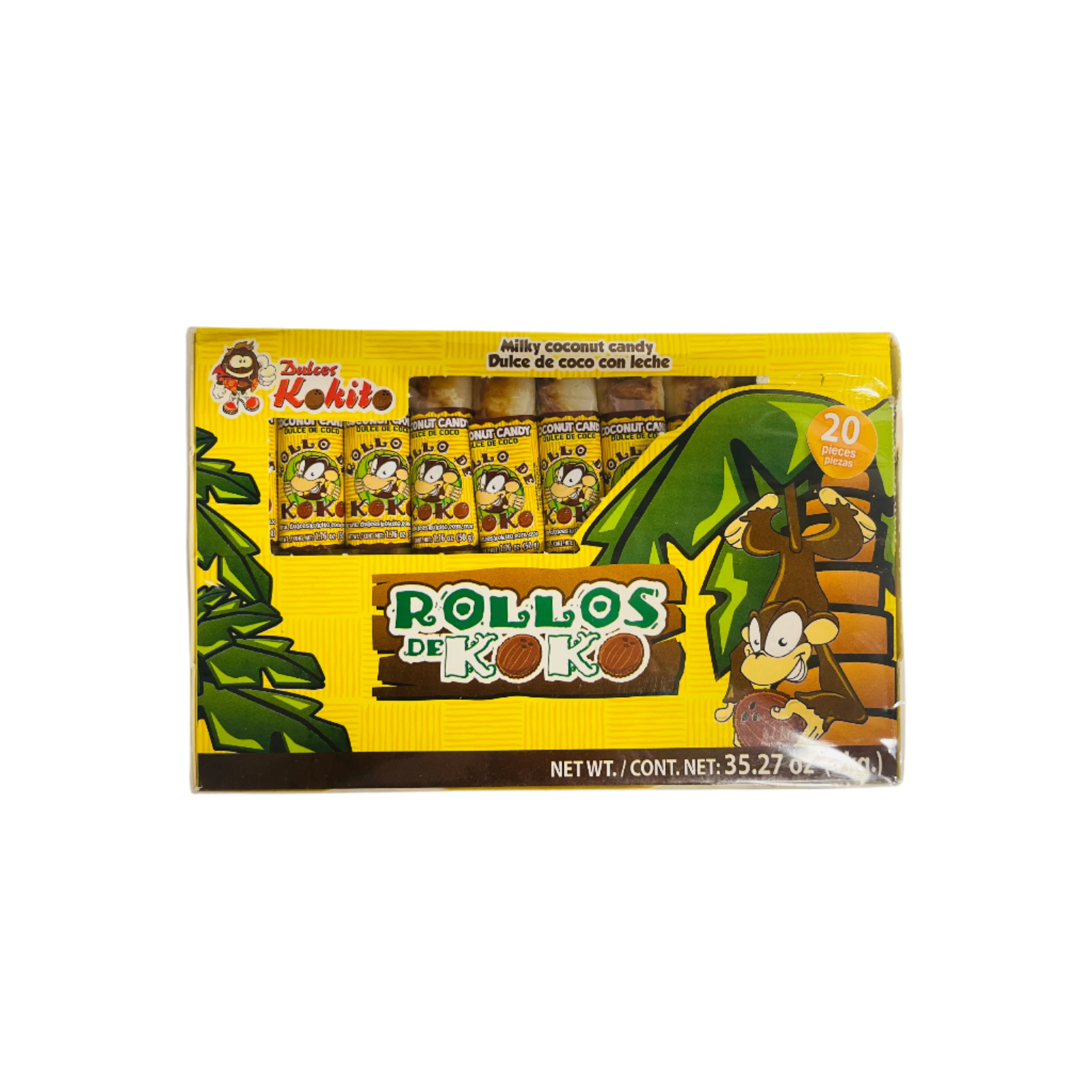 Kokito Rollos de Koko | Mexican Coconut Candy | Escamex Kokito Rollos de Koko | Mexican Coconut Candy | Escamex
