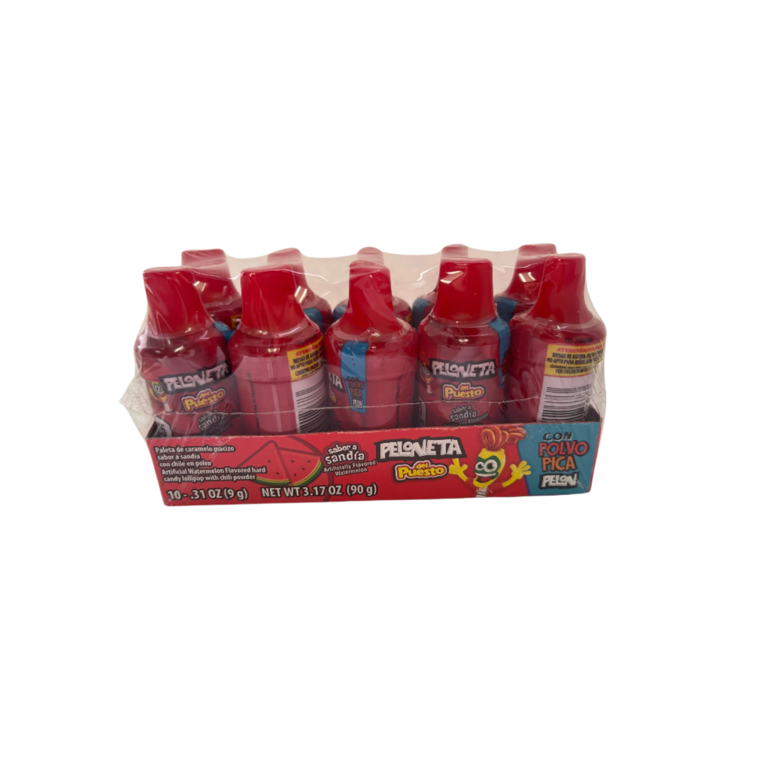 Lorena watermelon lollipop with powder dip