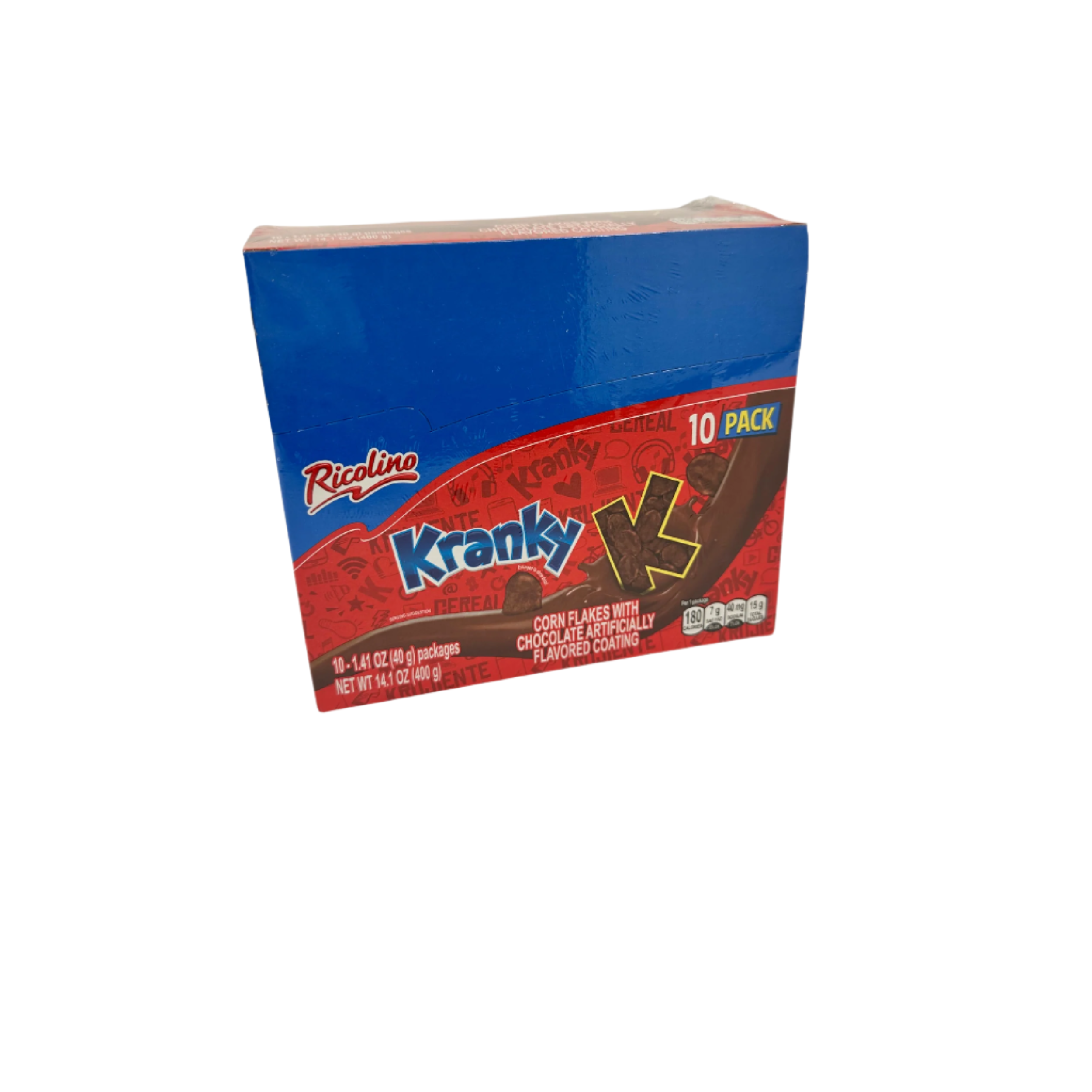 Ricolino Kranky corn flake with chocolate 10 pack