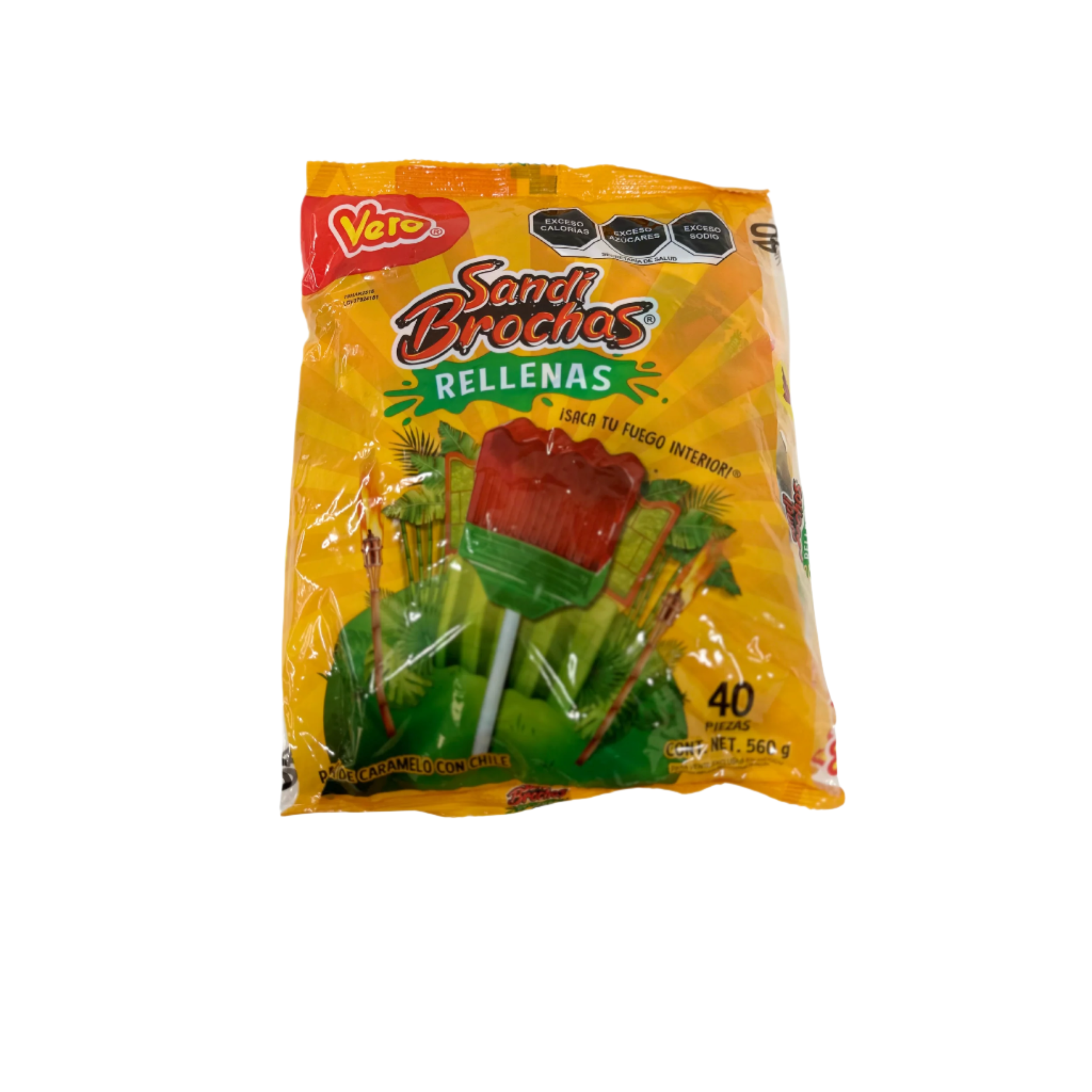 Vero sandi brochas lollipop 40 pieces 