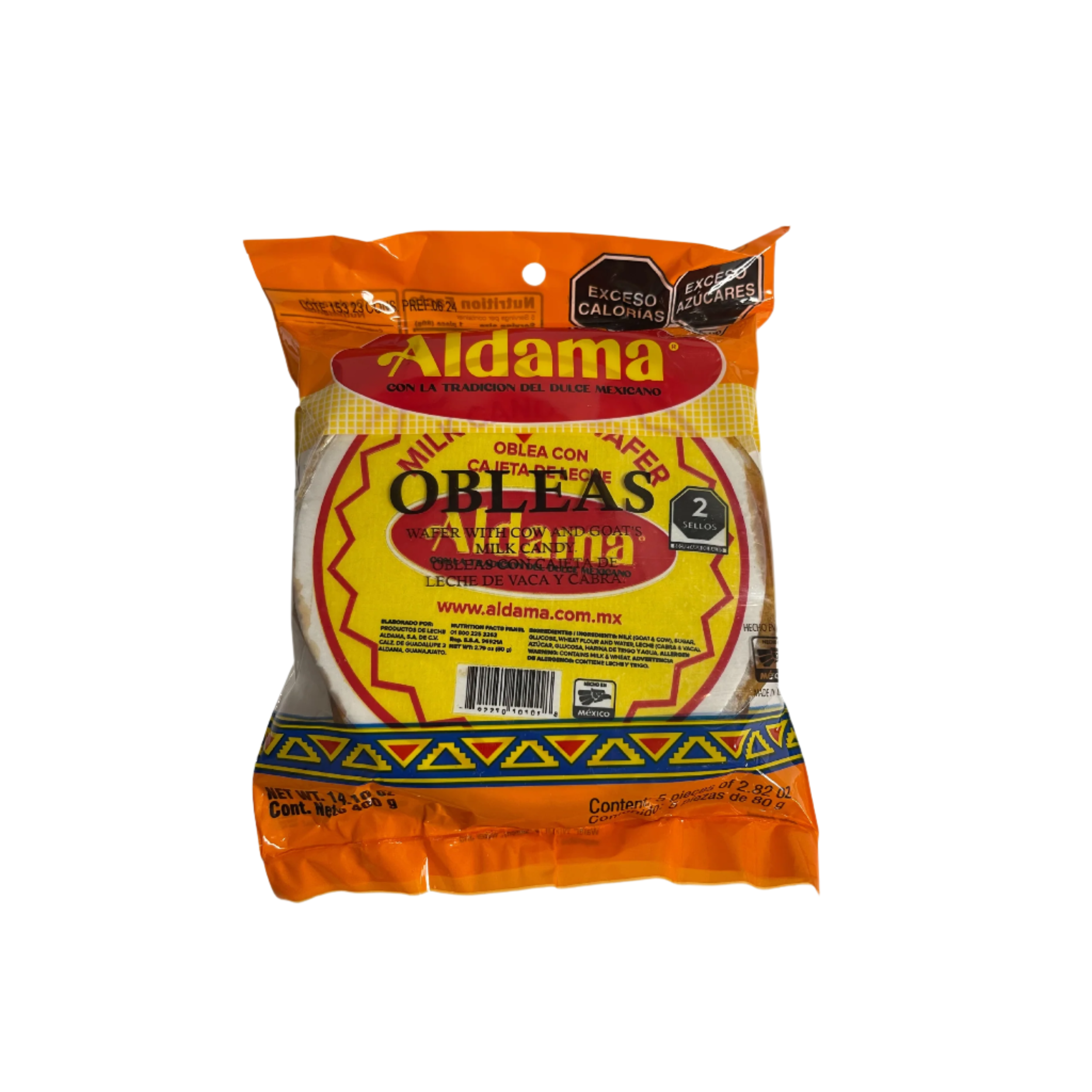 obleas caramel wafer mexican candy