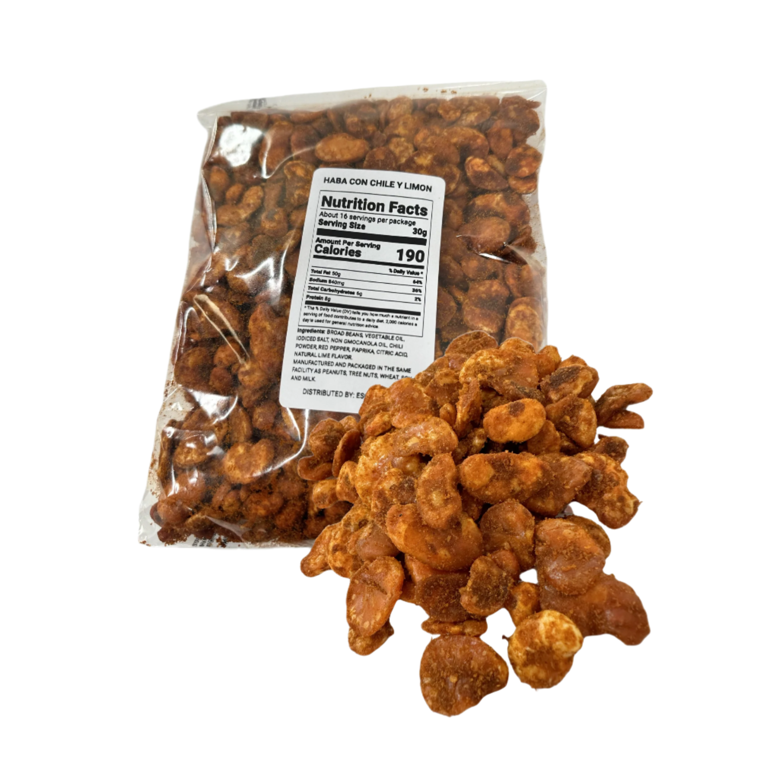 lima beans with chile and lemon seasoning 1 pound bag