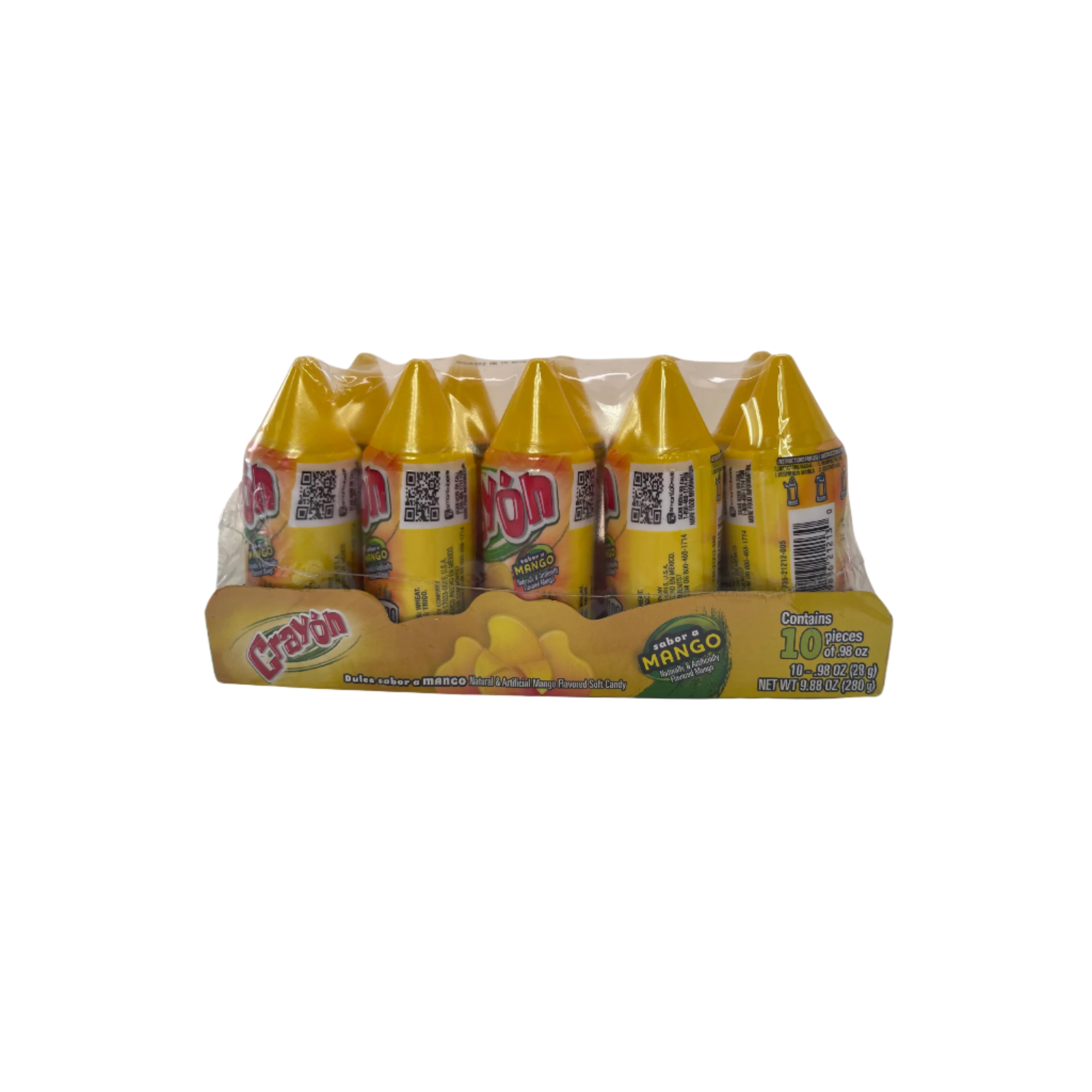 lorena crayon mango flavored soft candy