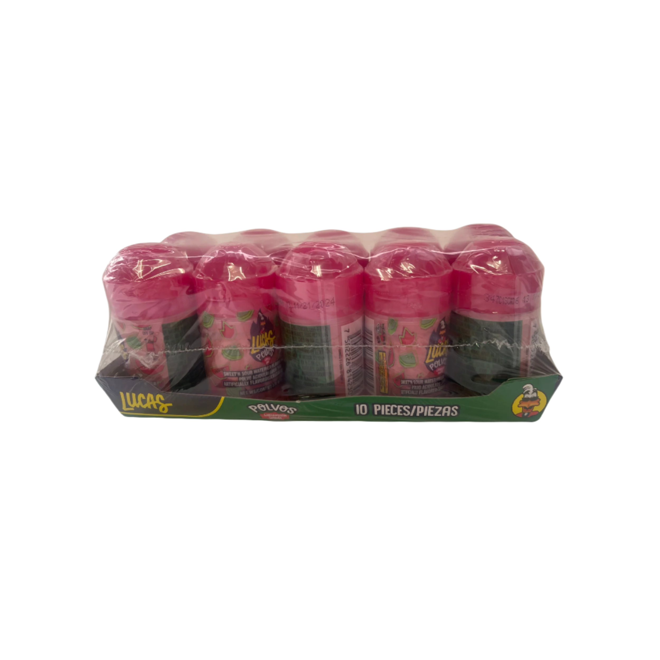 lucas watermelon flavored powder candy