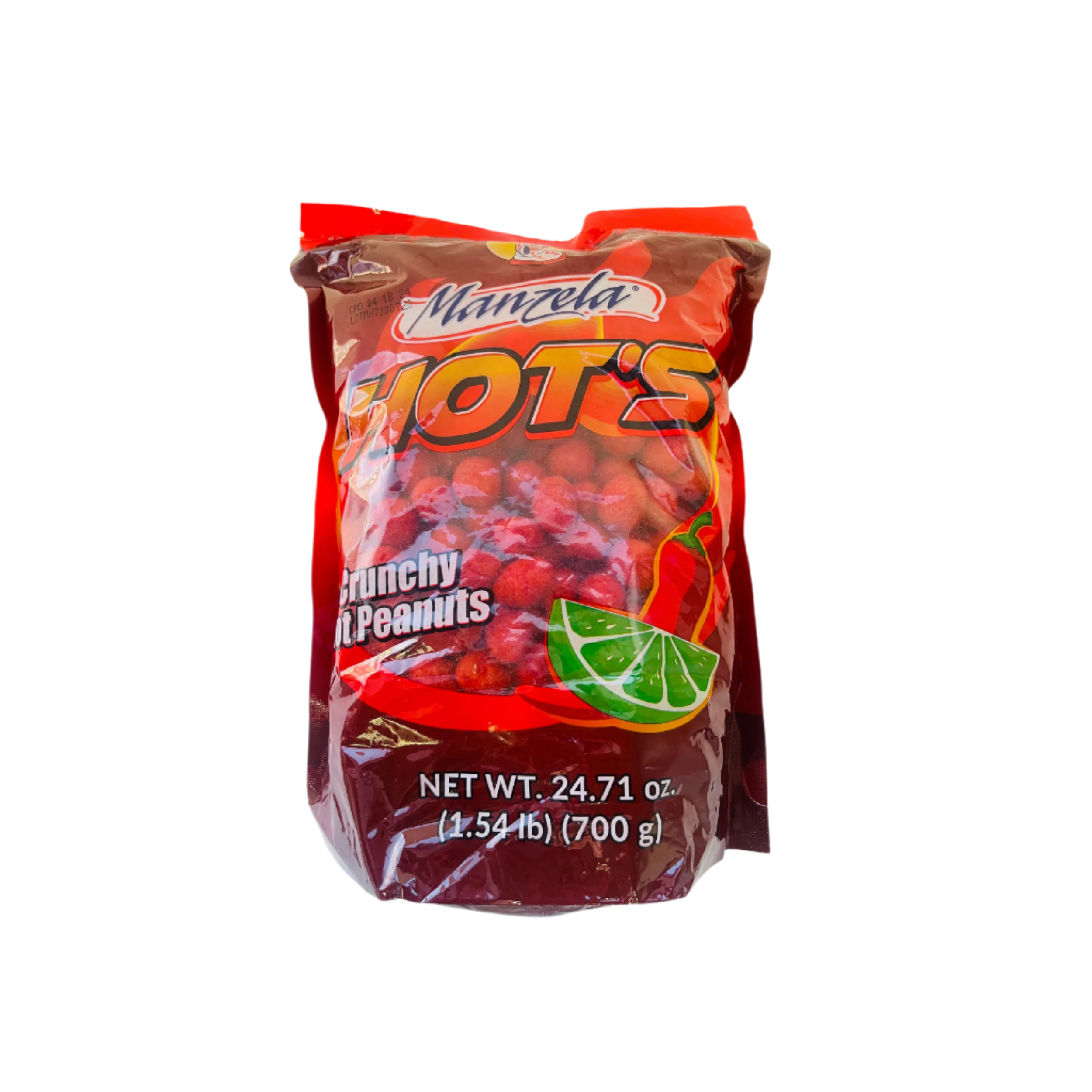 manzela hot crunchy peanut with lime 