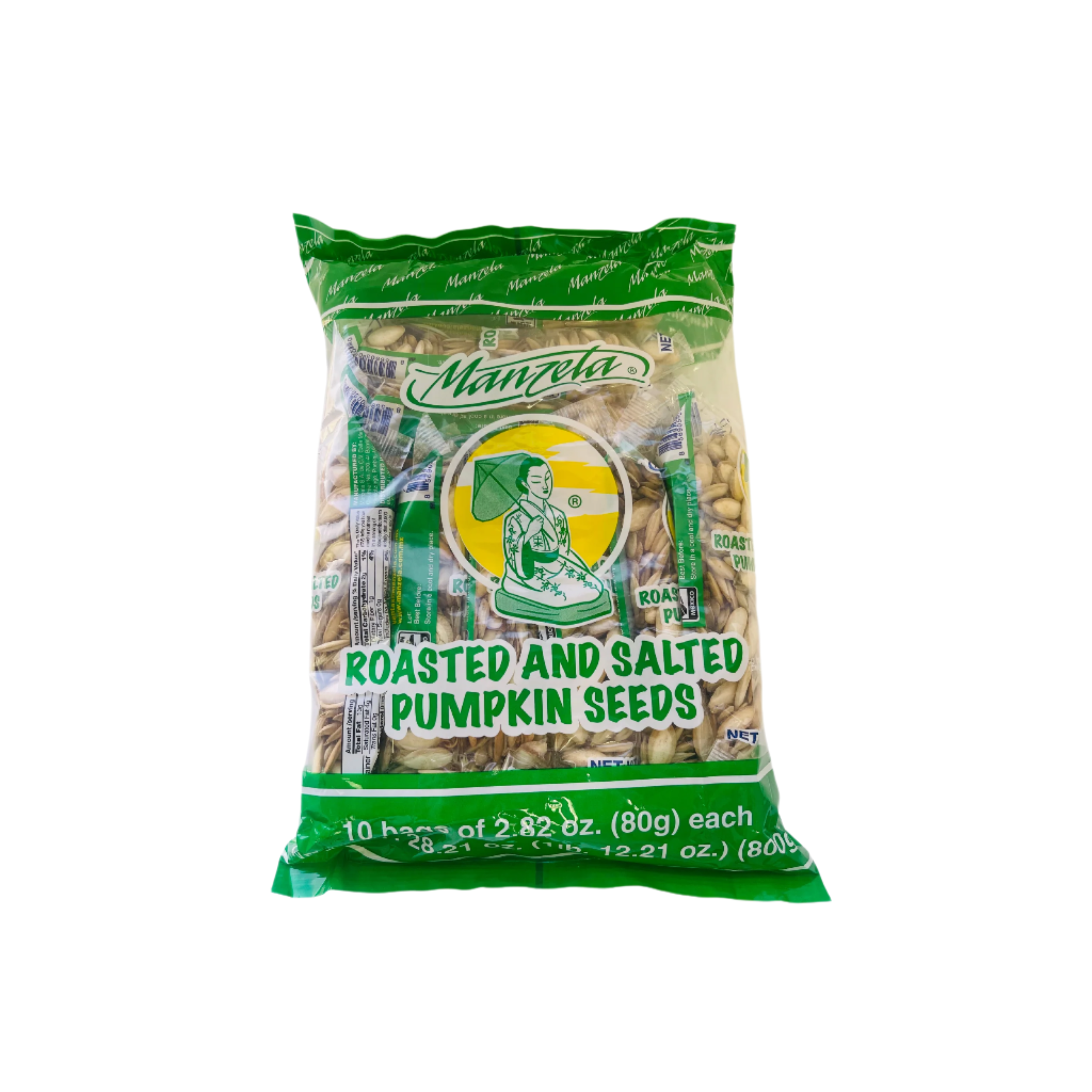 manzela roasted and salted pumpkin seeds