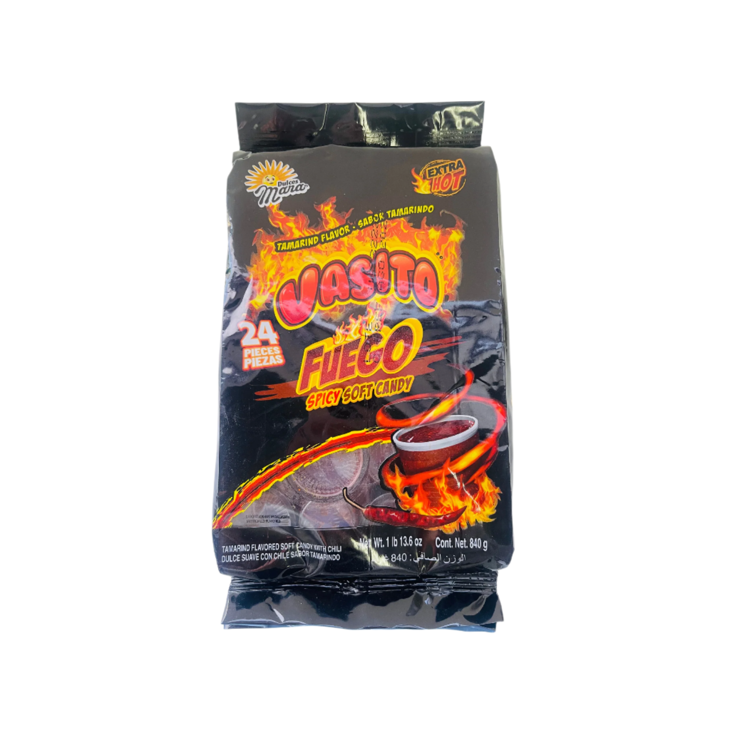 cup of very spicy tamarind candy 