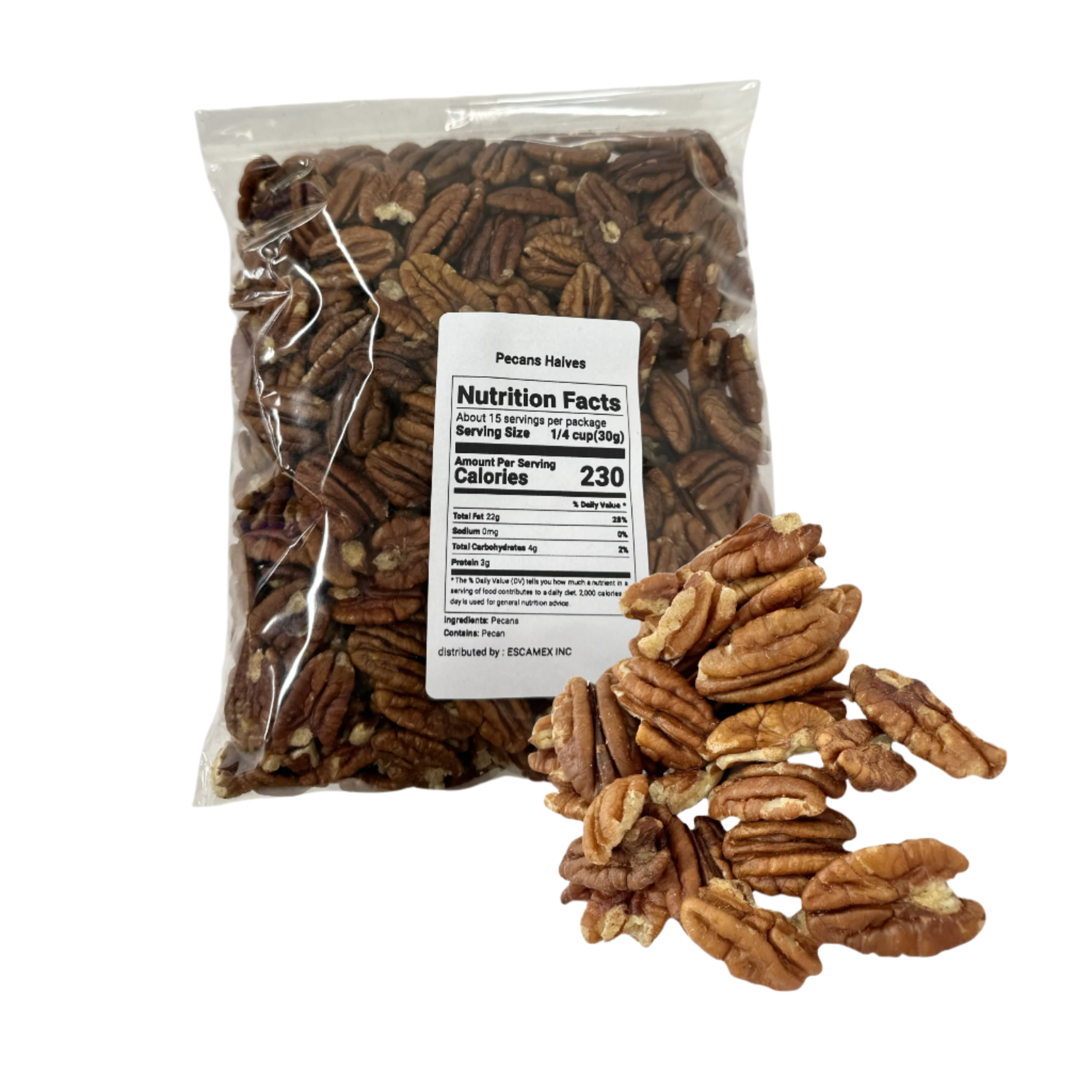 pecan halves 1 pound bag