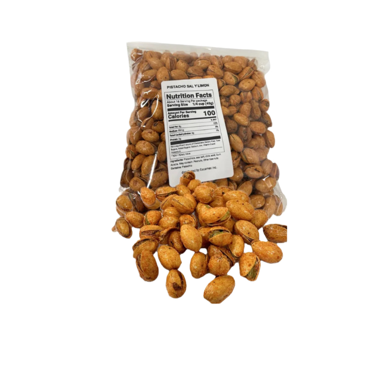 pistachio with salt and lemon seasoning 1 pound bag