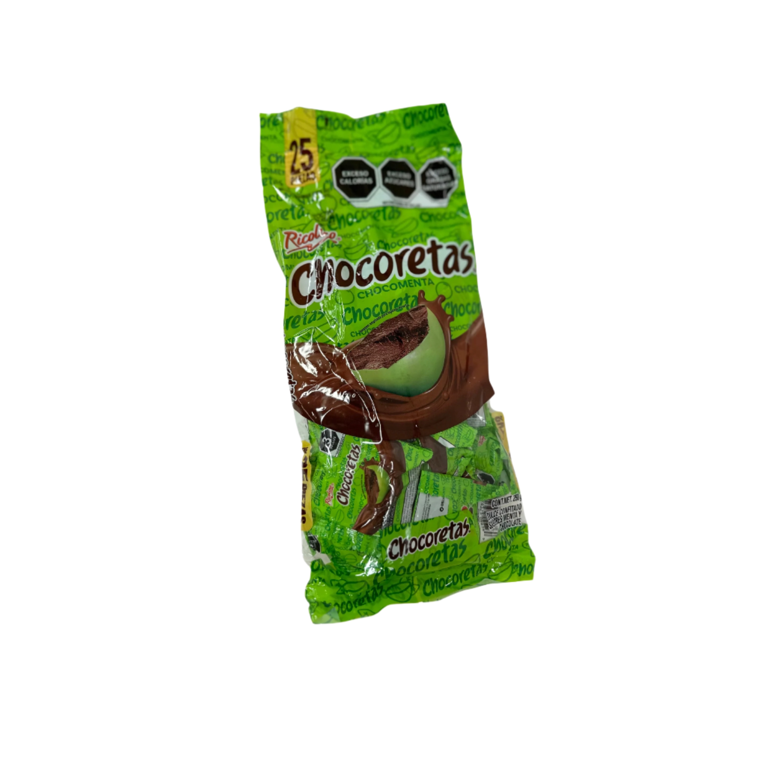 ricolino chocoretas 25 bags 
