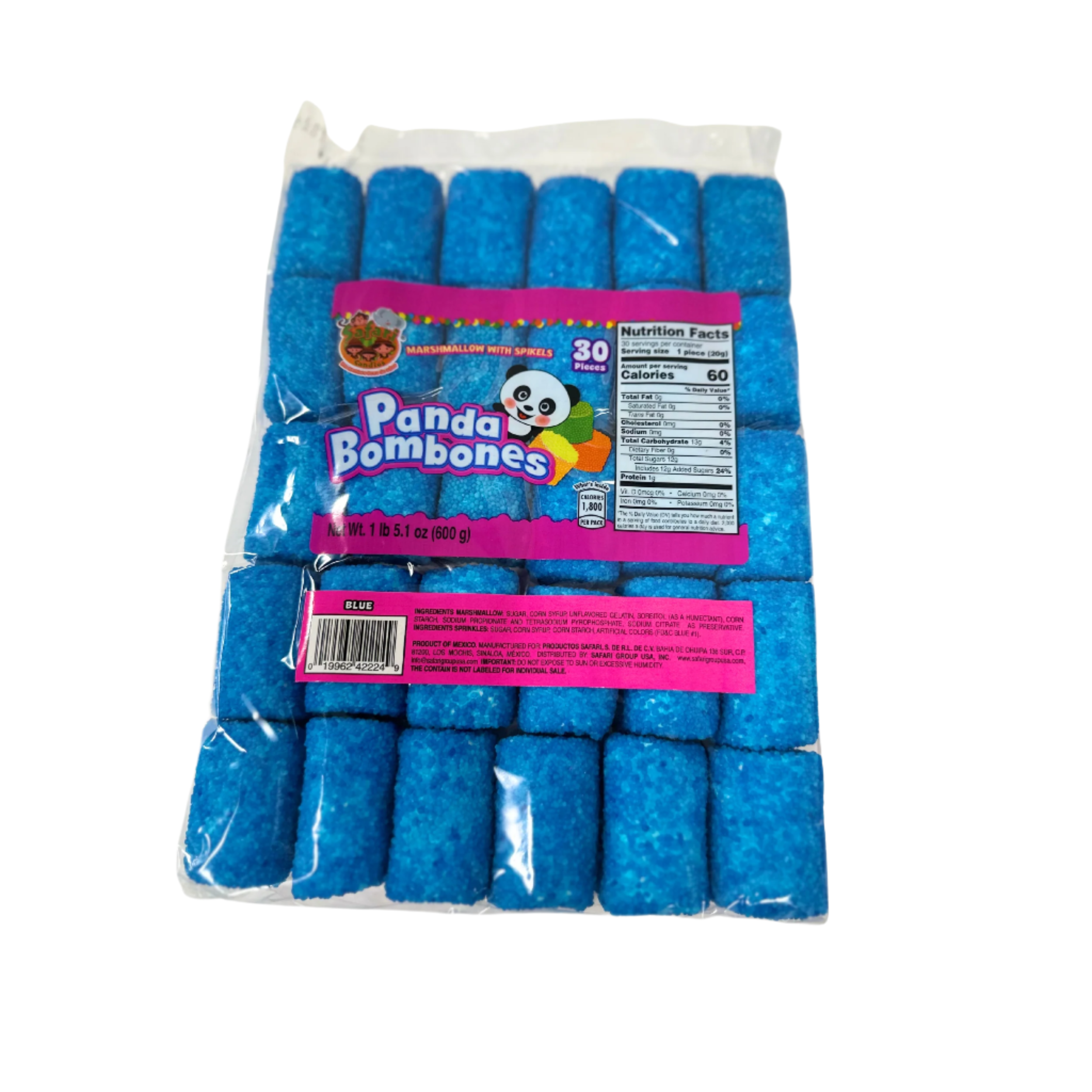 safari blue marshmallows with sprinkles