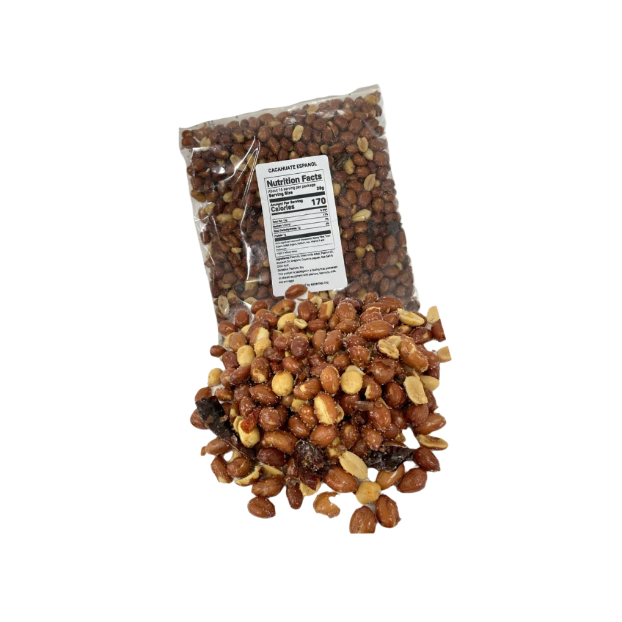 spanish spicy peanut 1 pound bag