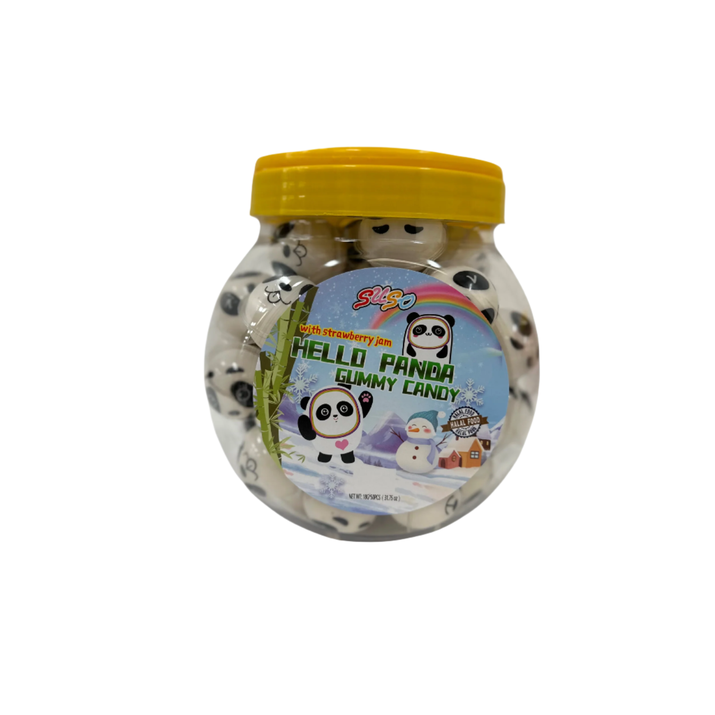 suso  panda gummy candy 